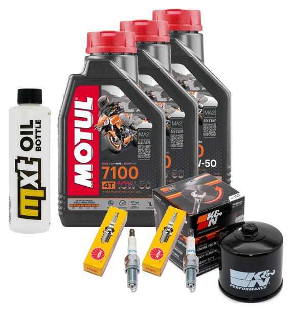 Inspektionspaket 3L 10W-50 + Ölfilter + 2x Zündkerze für BMW F GS ESA 700 ccm Bj. 2017