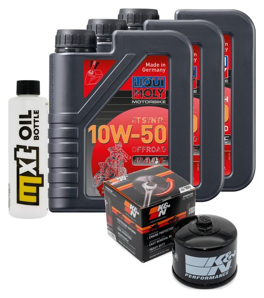 Inspektionspaket 3L 10W-50 + Ölfilter + 2x Zündkerze für BMW F GS ESA 700 ccm Bj. 2017