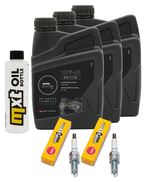 Inspektionspaket 3L 10W-50 + Ölfilter + 2x Zündkerze für BMW F GS ESA 700 ccm Bj. 2017