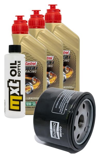 Inspektionspaket 3L 10W-50 + Ölfilter + 2x Zündkerze für BMW F GT 800 ccm Bj. 2017 - 2018