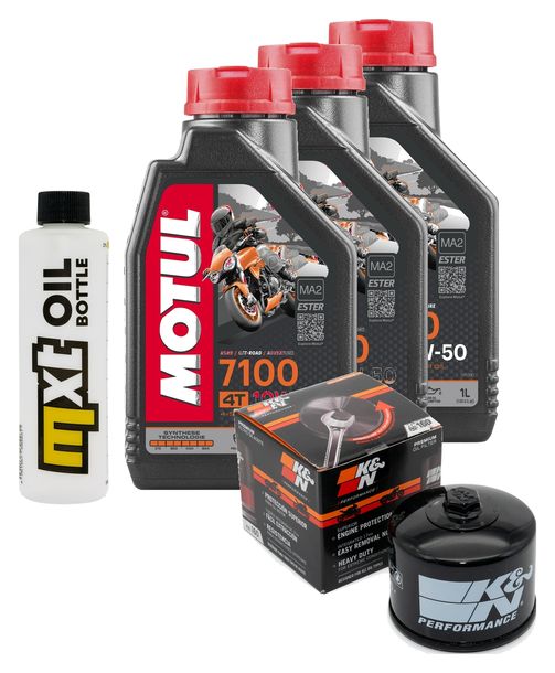 Inspektionspaket 3L 10W-50 + Ölfilter + 2x Zündkerze für BMW F GT 800 ccm Bj. 2017 - 2018