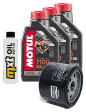 Pacote de Inspeção 3L 10W-50 + Filtro de Óleo + 2x Vela de Ignição para BMW F GT 800 ccm Ano de Fabricação 2017 - 2018