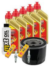Kit d'inspection 5L 5W-40 + filtre à huile + 2 bougies pour BMW R RT LC ESA 1200 ccm Année 2017
