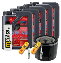 Inspection package 5L 5W-40 + oil filter + 2x spark plug for BMW R RT LC ESA 1200 ccm Year 2017