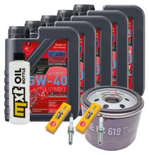Inspection package 5L 5W-40 + oil filter + 2x spark plug for BMW R RT LC ESA 1200 ccm Year 2017