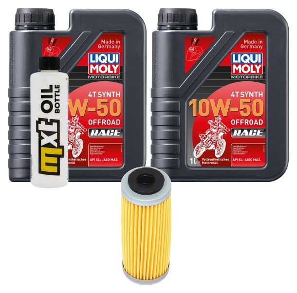 Inspektionspaket 2L 10W-50 + Ölfilter für Husqvarna FE 501 ccm Bj. 2017