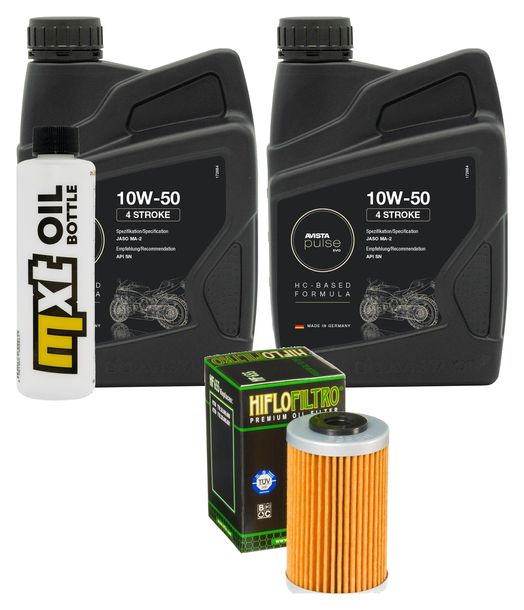Inspektionspaket 2L 10W-50 + Ölfilter für Husqvarna FE 501 ccm Bj. 2017