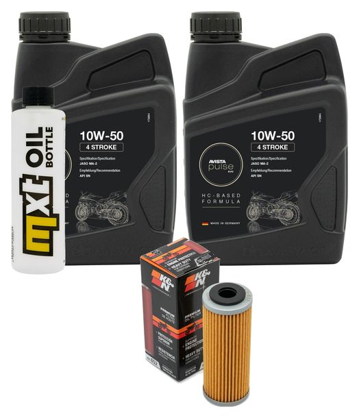 Inspektionspaket 2L 10W-50 + Ölfilter für Husqvarna FE 501 ccm Bj. 2017