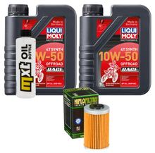 Pacote de Inspeção 2L 10W-50 + Filtro de Óleo para Husqvarna FE 501 ccm Ano. 2017