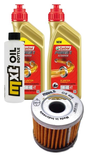 Pacchetto di ispezione 2L 5W-40 + filtro olio per Hyosung GV Aguila Classic, Suzuki LT-Z Quadsport GT i Naked 90 / 250 ccm Anno 2012 - 2019