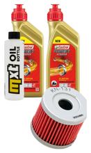 Inspektionspaket 2L 5W-40 + Ölfilter für Hyosung GV Aguila Classic, Suzuki LT-Z Quadsport GT i Naked 90 / 250 ccm Bj. 2012 - 2019