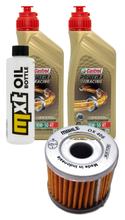 Paquet d'inspection 2L 10W-50+filtre à huile pour Hyosung GT R Pro Comet, KSR-Moto GRS i CBS 125 ccm Année 2009 - 2018