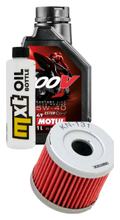 Paquete de inspección 1L 5W-40 con filtro de aceite para Hyosung Karion XRX D Enduro RX 125 ccm Año 2012 - 2017
