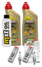 Paquete de inspección 2L 10W-40 + filtro de aceite + 2 bujías para Kawasaki ER-6 N F Vulcan S Z 650 ccm Año 2017 - 2022