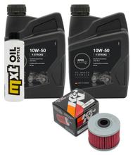 Pacote de Inspeção 2L 10W-50 + Filtro de Óleo para Kawasaki BN A Eliminator, Honda XR R 125 / 250 ccm Ano de Fabricação 1990 - 2017