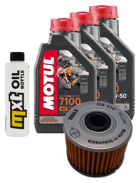 Pacchetto di ispezione 3L 10W-50+filtro olio per Kawasaki Z SL 250 ccm Anno 2017