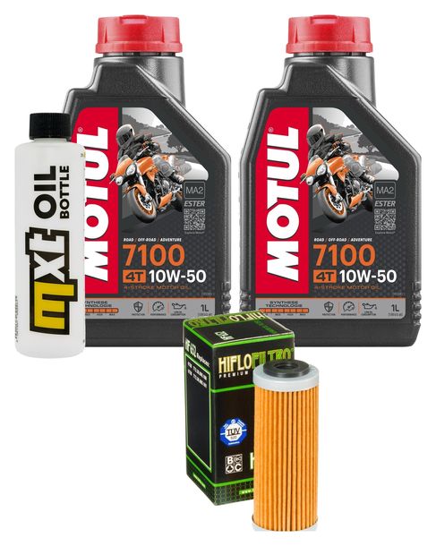 Inspektionspaket 2L 10W-50 + Ölfilter für KTM EXC-F Sixdays 450 ccm Bj. 2017