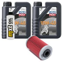 Pacchetto di ispezione 2L 10W-40+filtro olio per KTM RC 125 ccm Anno 2017