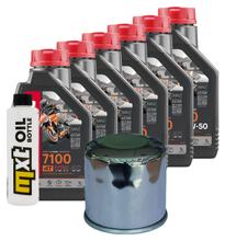 6L 10W-50 inspection package+ oil filter for Triumph Rocket III Roadster 2300 ccm Year 2017 - 2018