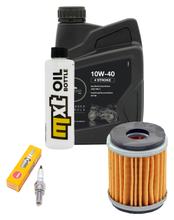 Inspection package 1L 10W-40 + oil filter + 1x spark plug for Yamaha MT- ABS 125 ccm Year 2016 - 2017