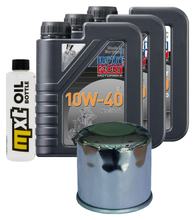 Kit d'inspection 3L 10W-40 + filtre à huile + 2 bougies pour Yamaha MT-07 700 ccm Année 2017 - 2019
