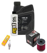 Inspektionspaket 1L 10W-40 + Ölfilter + 1x Zündkerze für Yamaha YZF-R 125 ccm Bj. 2017