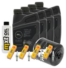 Inspektionspaket 4L 10W-40 + Ölfilter + 4x Zündkerze für Yamaha YZF-R1 1000 ccm Bj. 2017 - 2019