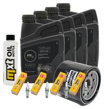 Inspektionspaket 4L 10W-40 + Ölfilter + 4x Zündkerze für Yamaha YZF-R1 1000 ccm Bj. 2017 - 2019