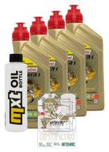 Pacchetto di ispezione 4L 10W-40 + filtro olio + 4x candela per Yamaha YZF-R1 1000 ccm Anno 2017 - 2019