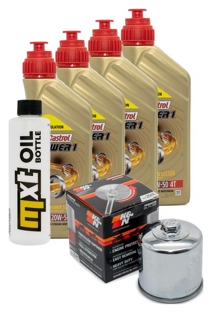 Inspektionspaket 4L 20W-50 + Ölfilter für Harley Davidson Street XG 500 ccm Bj. 2015 - 2020