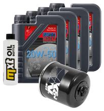 Pacchetto di ispezione 4L 20W-50+filtro olio per Harley Davidson Street XG 500 ccm Anno 2015 - 2020