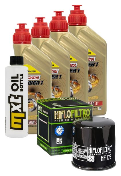 Inspektionspaket 4L 20W-50 + Ölfilter für Harley Davidson Street XG 750 ccm Bj. 2015 - 2020