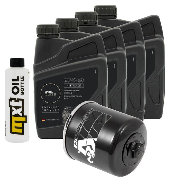Inspektionspaket 4L 20W-50 + Ölfilter für Harley Davidson Street XG 750 ccm Bj. 2015 - 2020