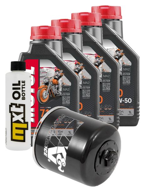 Inspektionspaket 4L 20W-50 + Ölfilter für Harley Davidson Street XG 750 ccm Bj. 2015 - 2020