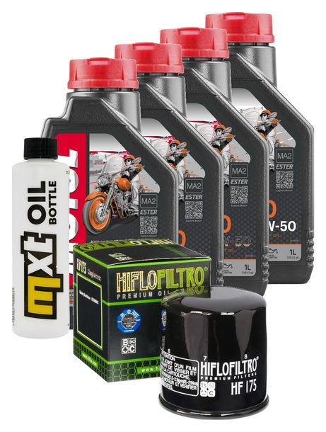 Inspektionspaket 4L 20W-50 + Ölfilter für Harley Davidson Street XG 750 ccm Bj. 2015 - 2020