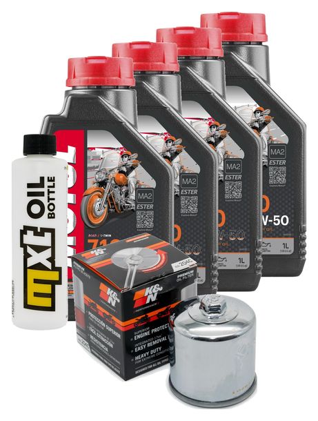 Inspektionspaket 4L 20W-50 + Ölfilter für Harley Davidson Street XG 750 ccm Bj. 2015 - 2020