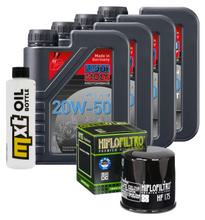 Pacote de Inspeção 4L 20W-50 + Filtro de Óleo para Harley Davidson Street XG 750 ccm Ano 2015 - 2020