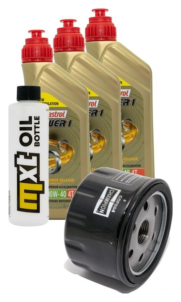 Inspektionspaket 3L 10W-40 + Ölfilter + 1x Zündkerze für Kymco AK 550 ccm
