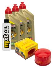 Paquete de inspección 3L 10W-40 + filtro de aceite + 1x bujía para Kymco AK 550 ccm