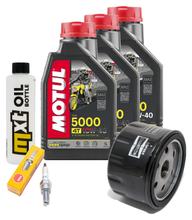 Inspektionspaket 3L 10W-40 + Ölfilter + 1x Zündkerze für Kymco AK 550 ccm
