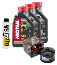 Inspektionspaket 3L 10W-40 + Ölfilter + 1x Zündkerze für Kymco AK 550 ccm