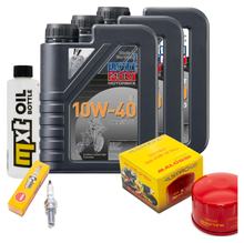 Paquete de inspección 3L 10W-40 + filtro de aceite + 1x bujía para Kymco AK 550 ccm