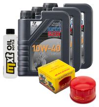 Paquete de inspección 3L 10W-40 + filtro de aceite + 1x bujía para Kymco AK 550 ccm