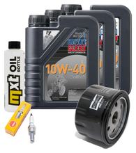 Inspection package 3L 10W-40 + oil filter + 1x spark plug for Kymco AK 550 ccm