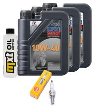 Inspection package 3L 10W-40 + oil filter + 1x spark plug for Kymco AK 550 ccm