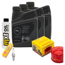 Inspection package 3L 10W-40 + oil filter + 1x spark plug for Kymco AK 550 ccm