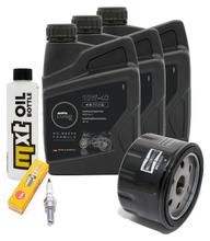 Inspection package 3L 10W-40 + oil filter + 1x spark plug for Kymco AK 550 ccm