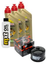 Inspektionspaket 3L 10W-40 + Ölfilter + 1x Zündkerze für Kymco AK 550 ccm