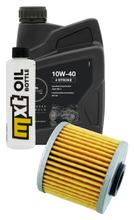 Inspectiepakket 1L 10W-40 + oliefilter + 1x bougie voor Kymco X-Town 125 ccm