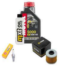 Inspection package 1L 10W-40 + oil filter + 1x spark plug for Kymco X-Town 125 ccm